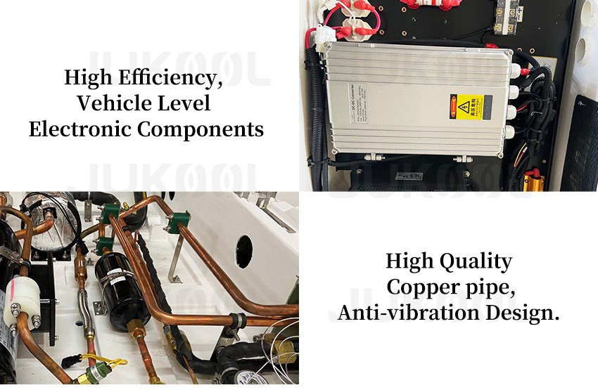 Details of electric mini bus air conditioning unit